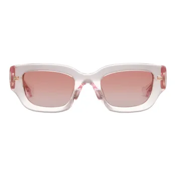 GUCCI Injection Molded Square Sunglasses Women's Pink