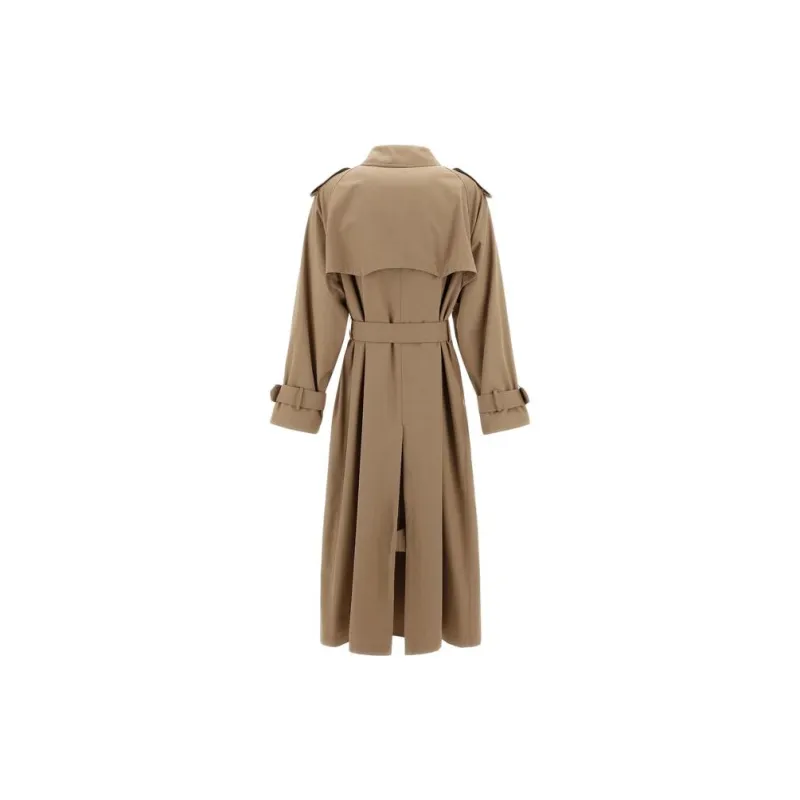 HERNO Double-Breasted Belted Trench Coat-1