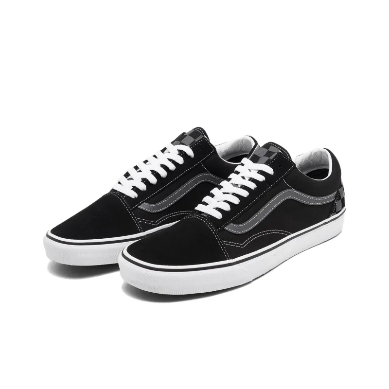 Vans Old Skool Slip-Resistant Cushioning Low-Top Skateboard Shoes Men's Black Gray-1
