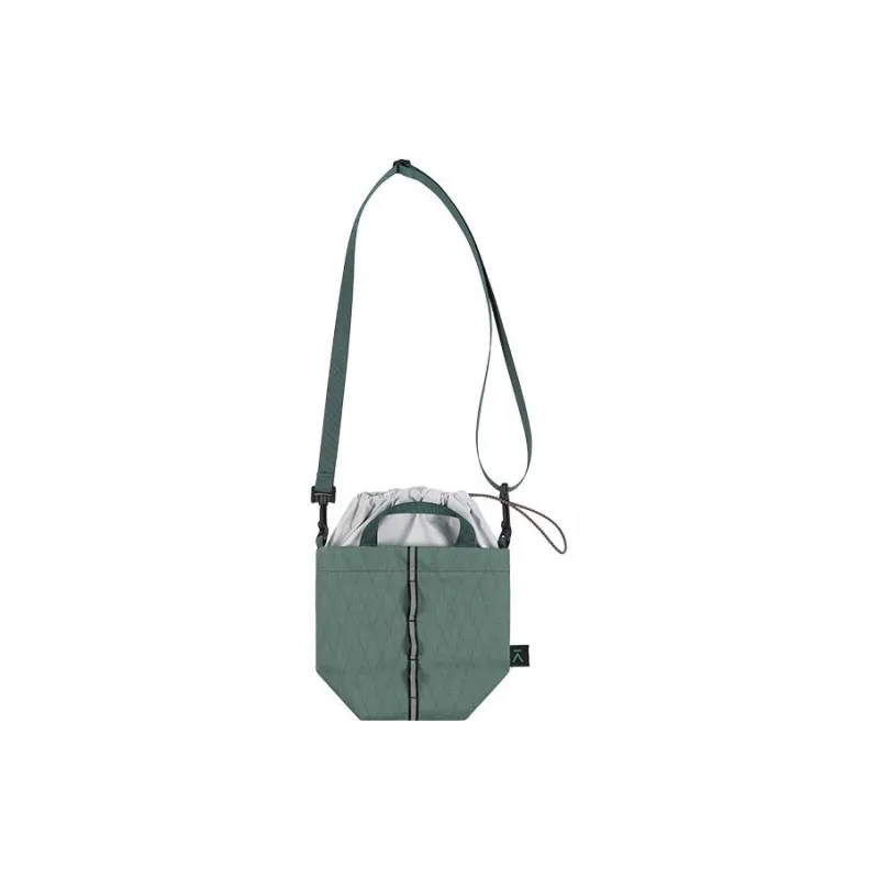 ACMEITEM Polyester Shoulder Bag Crossbody Bag Unisex Lake Blue/Gold Brown/Gray Green/Dark Purple/Army Green/Black-4