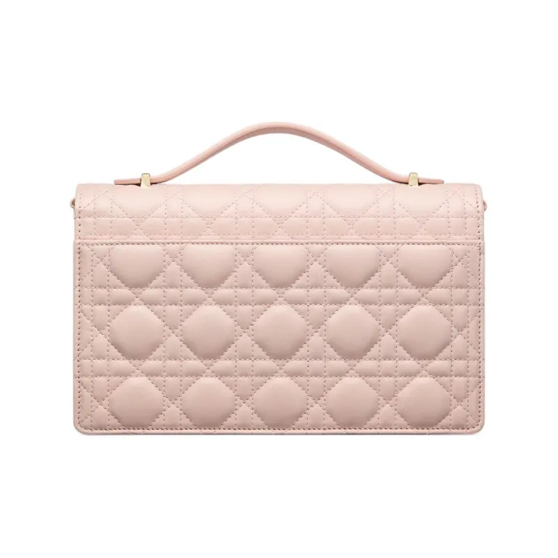 DIOR Sheepskin Shoulder Bag, Crossbody Bag, Handbag Women's Rouge Pink-1