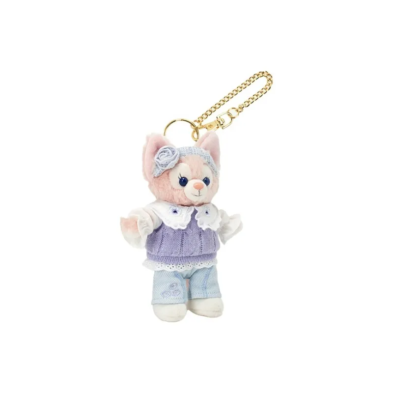 Disney LinaBell 2024 Spring Duffy And Friends Collection Keychain Dolls Plush Pendant 13cm High 13CM Length-1