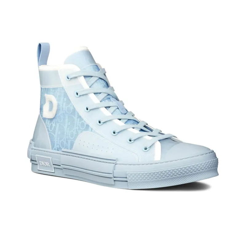 DIOR B23 High Top Daniel Arsham Light Blue-2