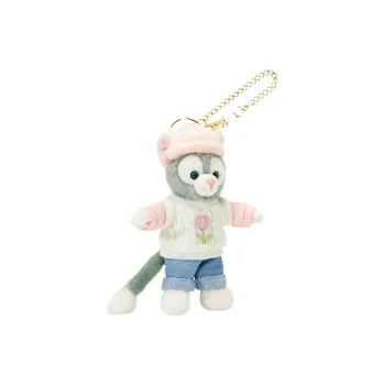Disney 2024 Spring Duffy And Friends Collection Gelatoni Keychain Dolls Plush Pendant 13cm High