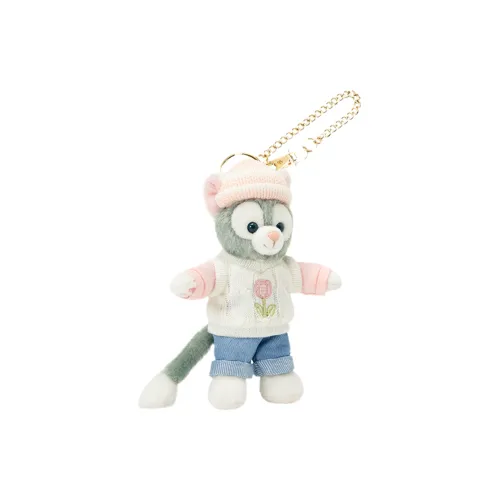 Disney 2024 Spring Duffy And Friends Collection Gelatoni Keychain Dolls Plush Pendant 13cm High
