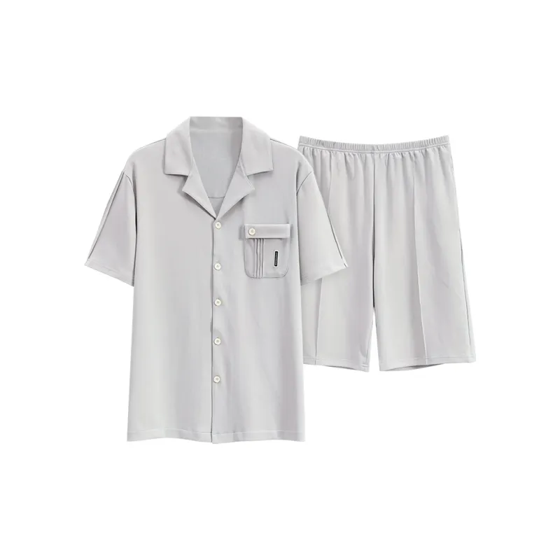CAIHENGTONG Pajama Set Unisex Yellow-1