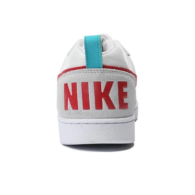 Nike Court Borough Wear Resistant Low Top Skateboard Shoes Men's Beige-3