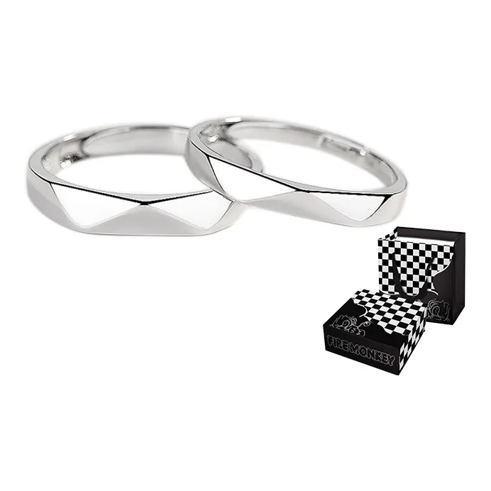FireMonkey 925 Sterling Silver Rings Unisex-7