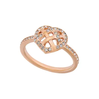 Swarovski Greeting Rings Women's Rose Gold