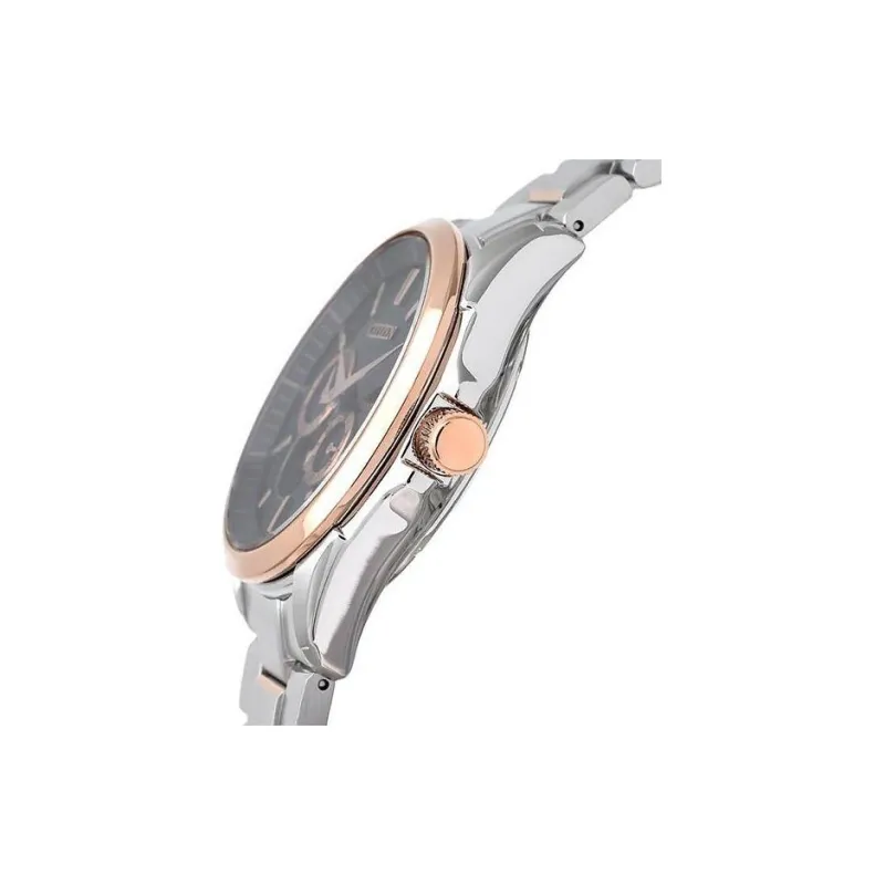 CITIZEN Automatic Mechanical Movement Gold Plated Stainless Steel Strap Watch Men's Watches Black Dial NP1014 51E-3