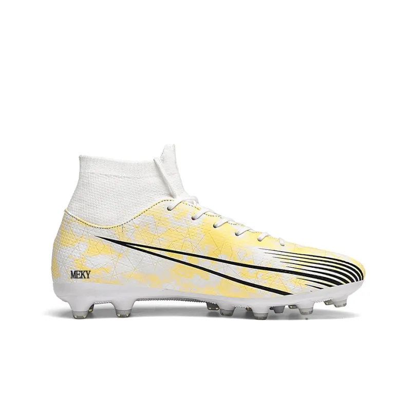 MEKY Cushioned Wear-Resistant Breathable Slip-Resistant Teenagers Soccer Shoes Unisex-11