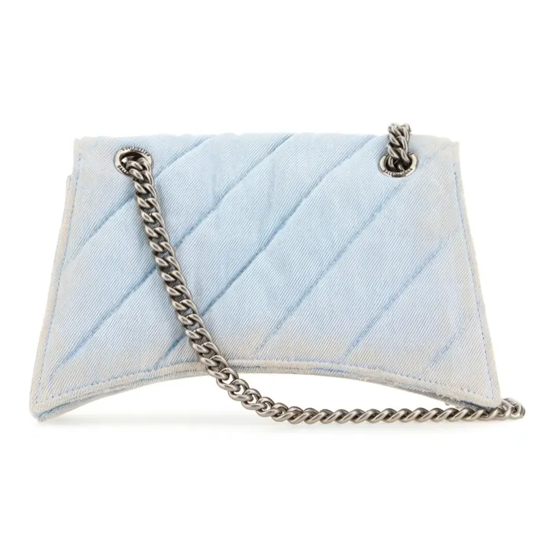 Balenciaga Denim Crush S Shoulder Bag-2