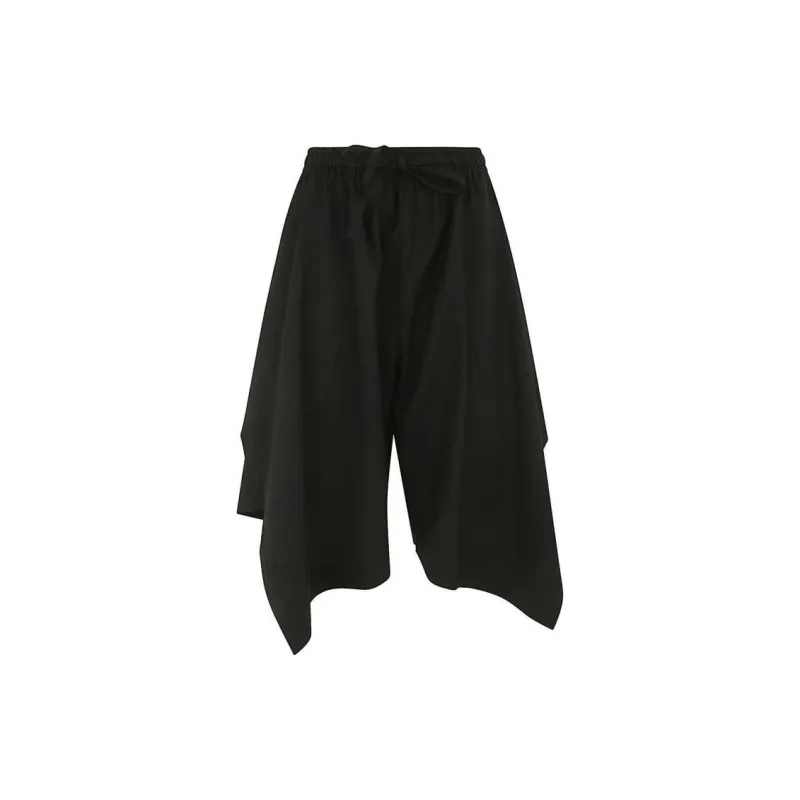 Y-3 Stripe Detailed Layered Effect Shorts-1