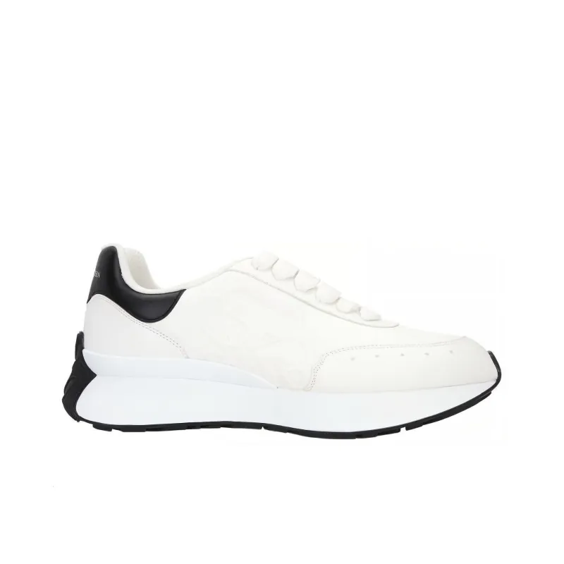 Alexander McQueen Sprint Runner 'White Black' Women's-1