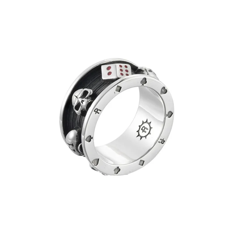ROCK&RIDE 925 Sterling Silver Rings Unisex-1