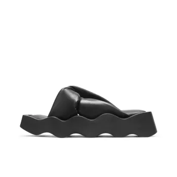 Lost In Echo Slide Slippers Women's Black/White/Blue/Silver