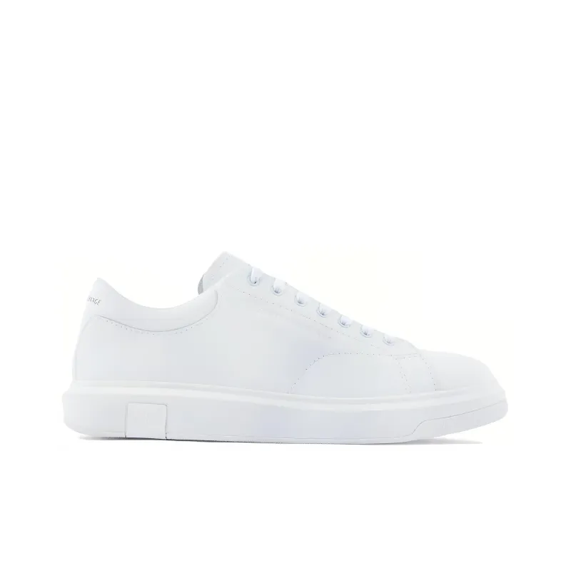 ARMANI EXCHANGE Low Top Skateboard Shoes Men's White-1