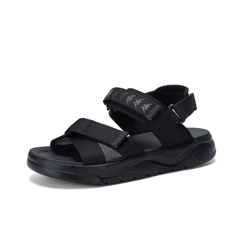 Kappa Jungle Lion Collection Beach Sandals Unisex Black-2
