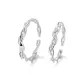 Weaving Love S925 Silver Couple Rings