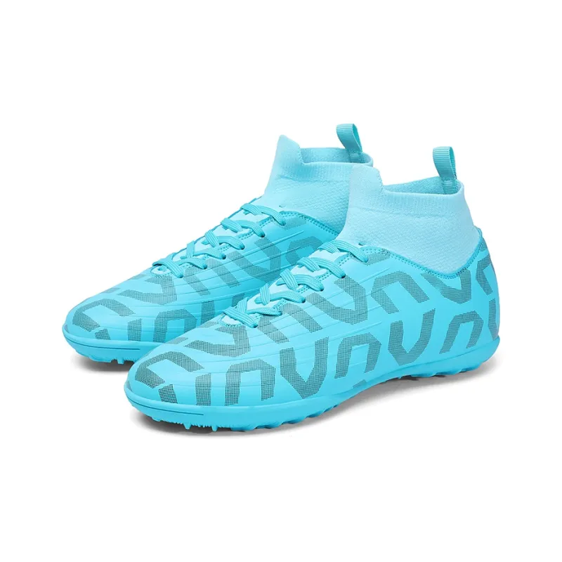 GERTOP Cushioning Anti-Slip Wear-Resistant Breathable Balance Lightweight Sports Soccer Shoes Unisex-1