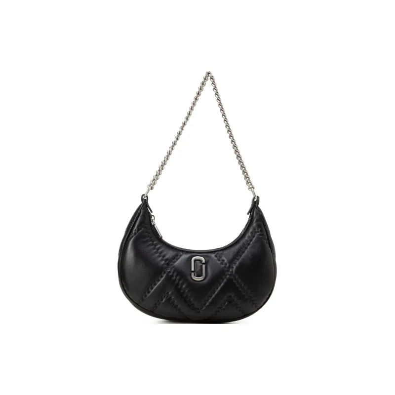 MARC JACOBS The Quilted Leather Curve Shoulder Bag-4