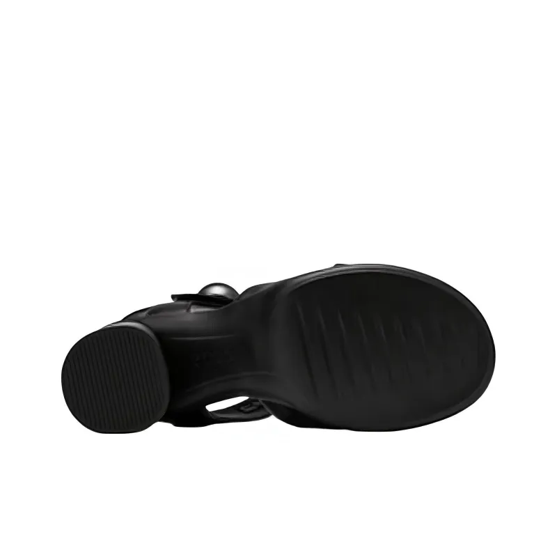 Ecco One Strap Sandals 7cm Women's Black-5