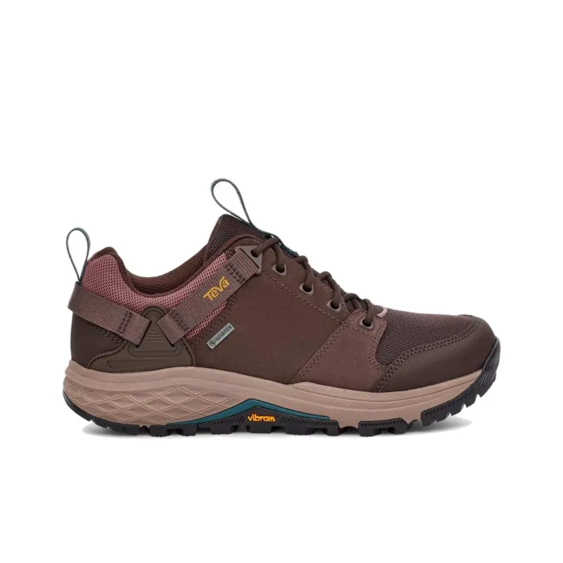 Teva Grandview Gore-Tex Hiking Cushioning Anti-Slip And Wear-Resistant Low-Top Trekking Shoes Women's Maroon-1