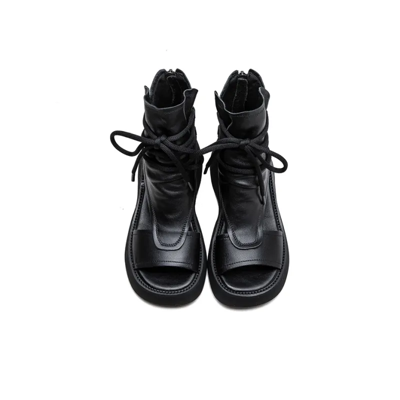 Yao Qia Roman Sandals 5cm Women's-3