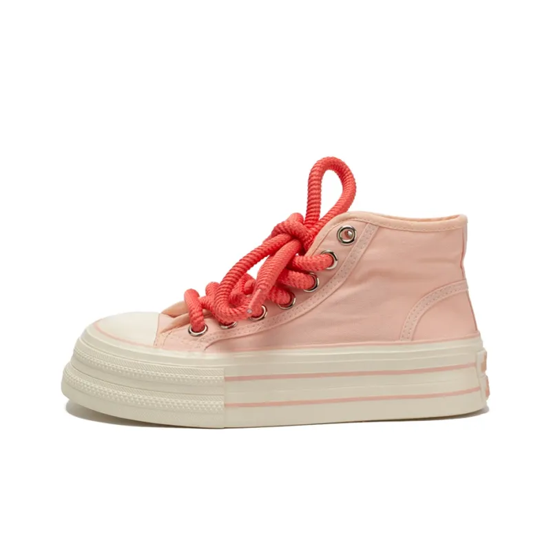 Zun'er Quick Dry Lightweight Height Increasing High Top Canvas Shoes Unisex-1
