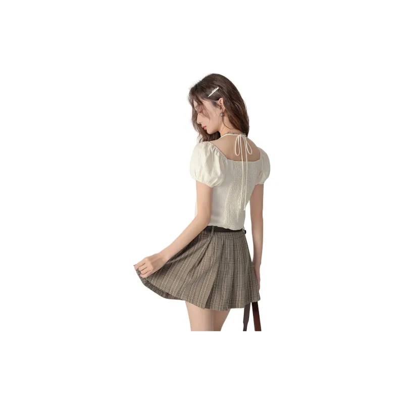 CLUB NEWS Casual Short Skirts Women's-3