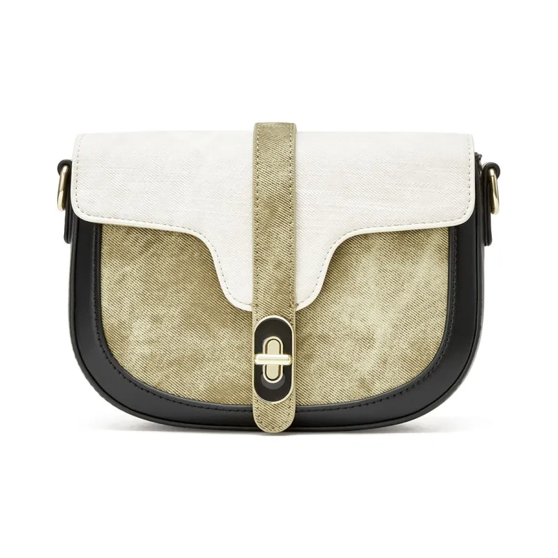 JOSINY PU Shoulder Bag Women's Gray Blue/Apricot-7