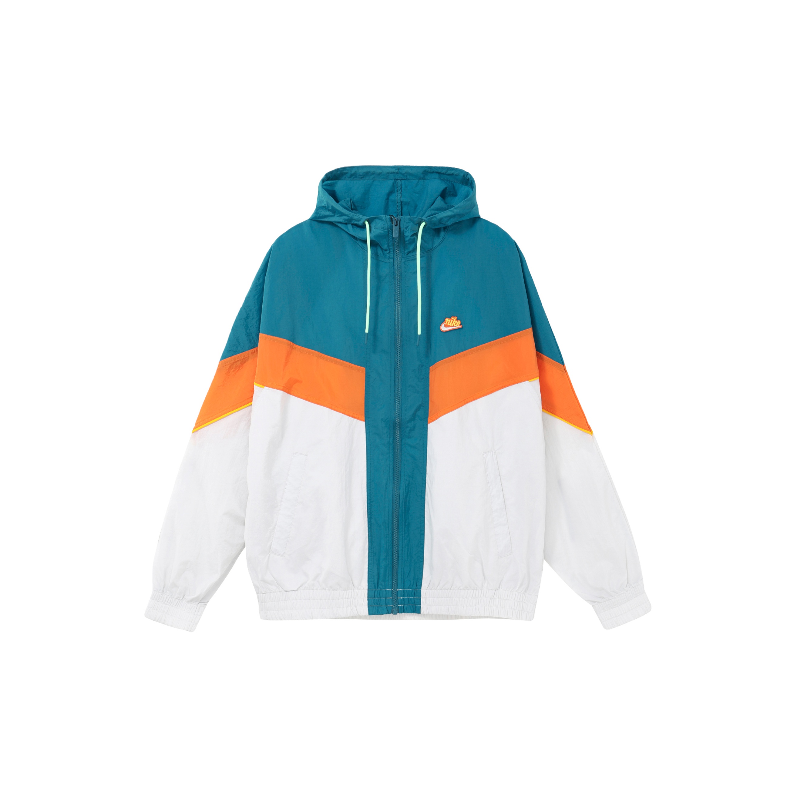 Orange blue white nike jacket sale