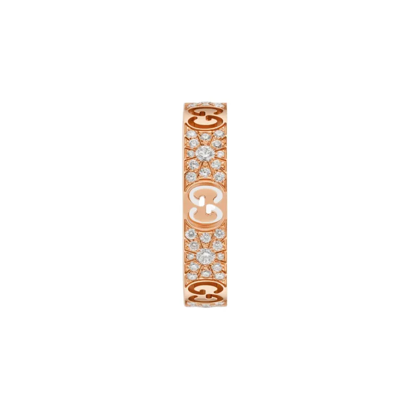 GUCCI 18K Rose Gold Rings Women's-2
