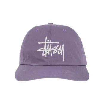 Stussy Cotton Nylon Baseball Caps Men's Purple