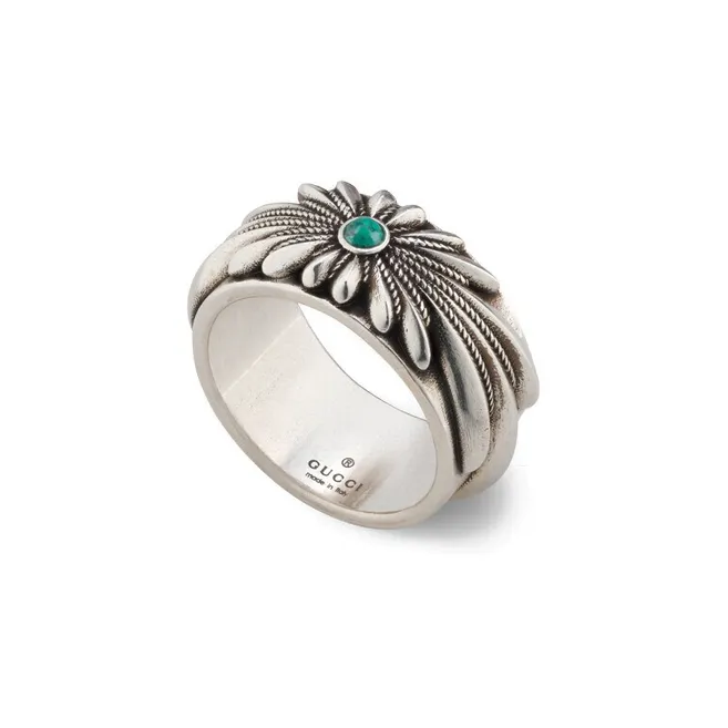 GUCCI 925 Sterling Silver Rings Women's Silver-1