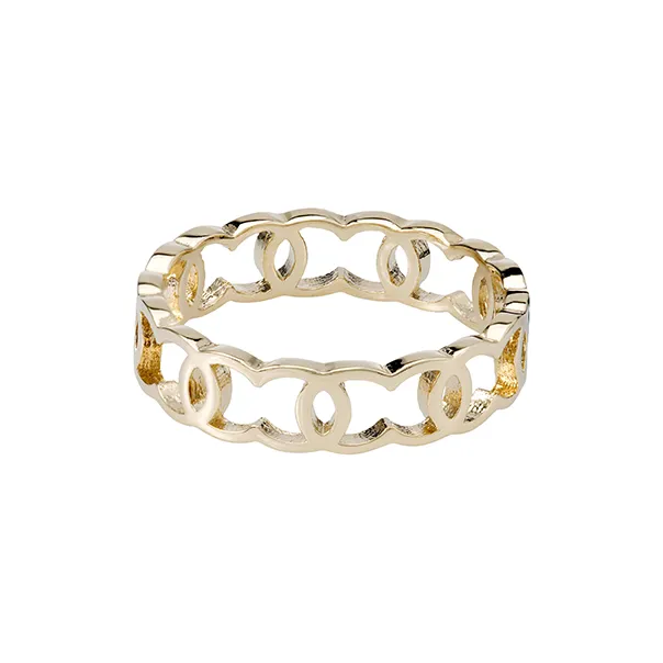 CHANEL Metal Rings Women's Gold-1