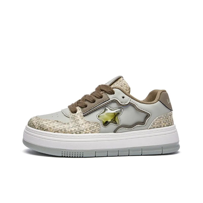 La Chapelle Lightweight Height Increasing Low-Top Skateboard Shoes Women's-0