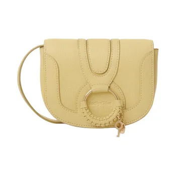 See By Chloe Hana Grain Goatskin Crossbody Bag, Shoulder Bag Women's Yellow Green
