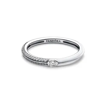 Pandora 925 Sterling Silver Rings Women's Silver