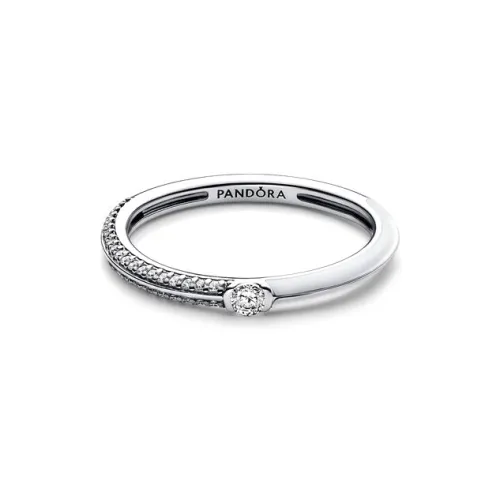 Pandora 925 Sterling Silver Rings Women's Silver