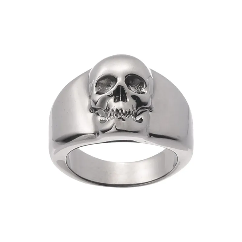 Alexander McQueen Rings Men Silver Black-1