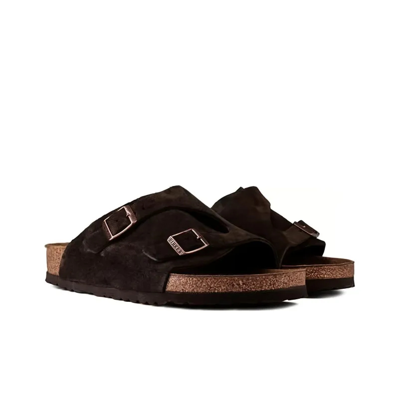 Birkenstock Slide Slippers Men's Mocha-3