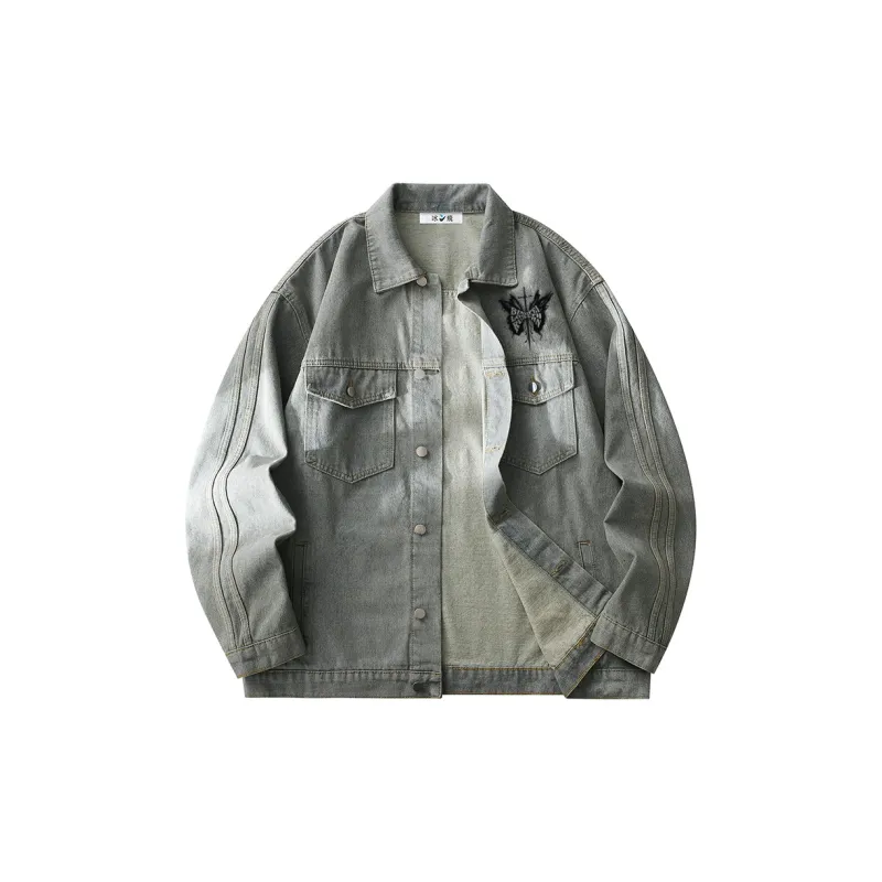 Ice Flying Denim Jackets Unisex-6