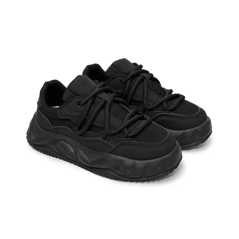 SLNU 3 Anti Slip Wear Resistant Lightweight Breathable Low Top Skateboard Shoes Men's Black-2