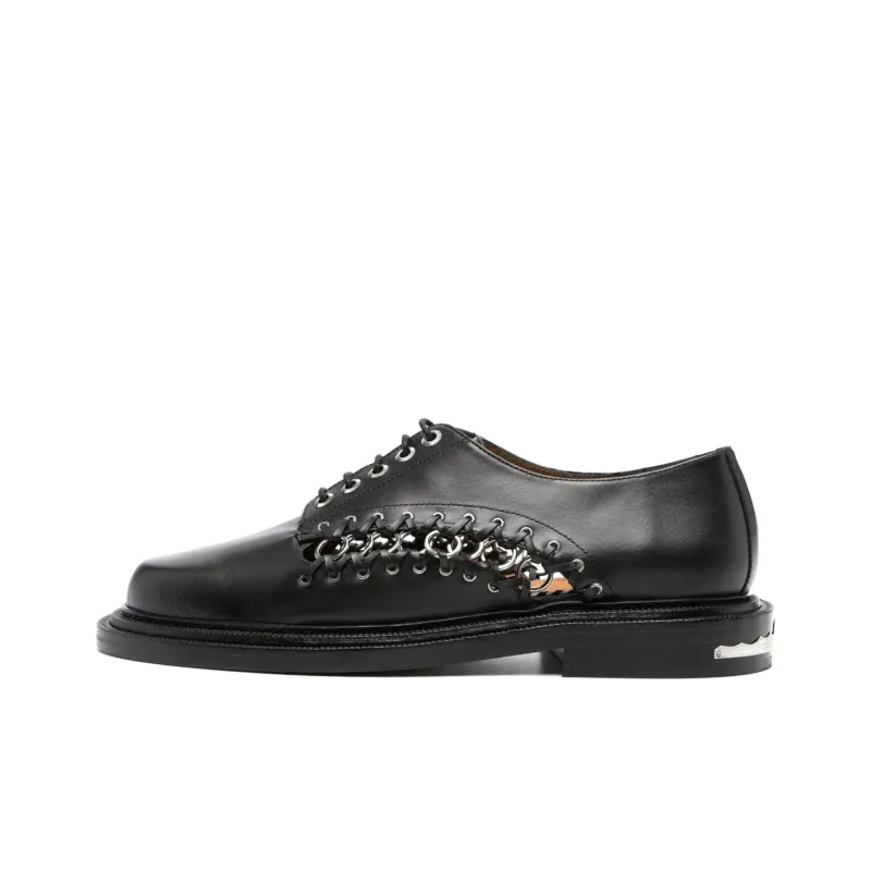 TOGA VIRILIS Ring-embellished Oxford Shoes-0