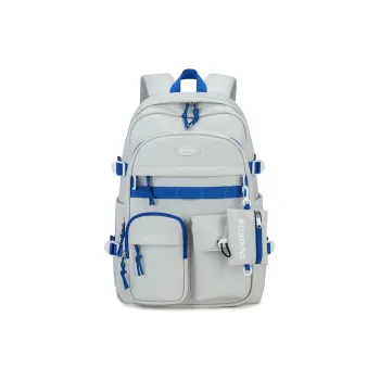 BOBDOG Durable Oxford Backpack Unisex White/Black/Gray/Green