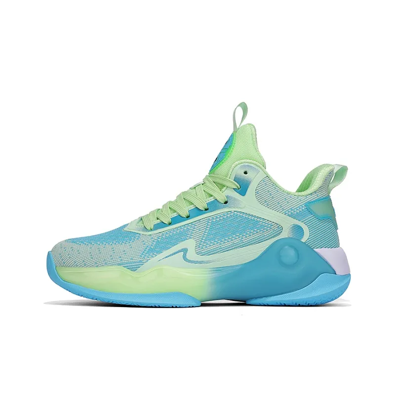 K bird Cushioning Abrasion Resistant Breathable Rebound Mid Top Basketball Shoes Men's-0
