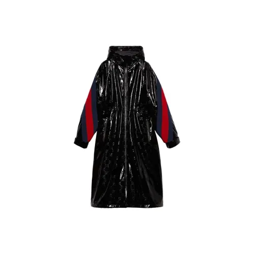 GUCCI Trench Coats Women's Black