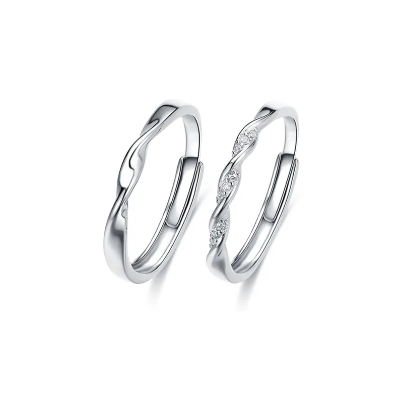 MOVER Rings Unisex Couple's 1 Pair-7