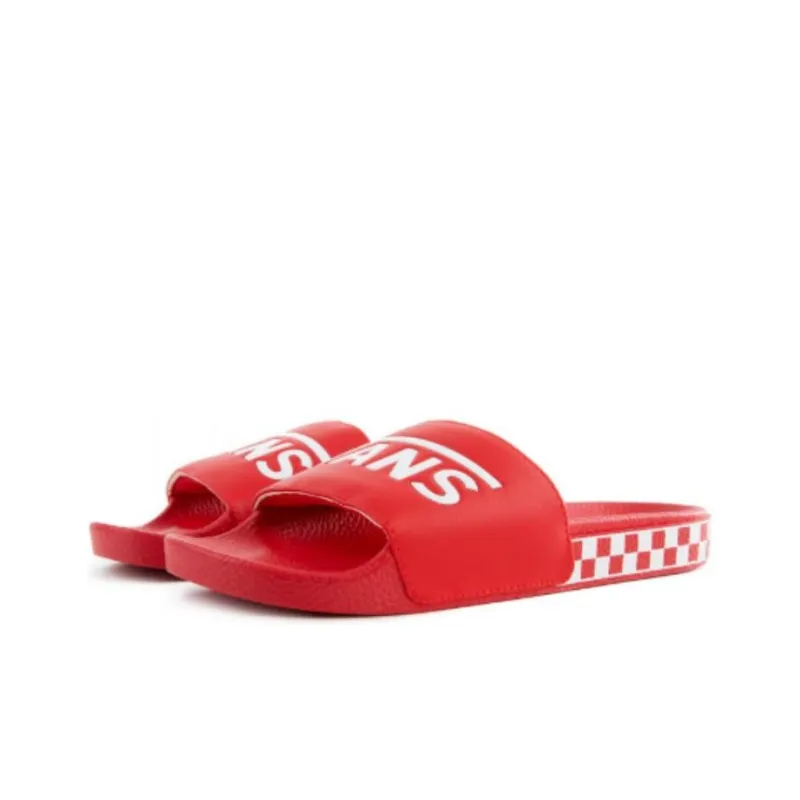 Vans Slip Resistant Abrasion Resistant Slide Slippers Men's Red-2